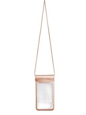 My Tagalongs Dry Stash Waterproof Phone Pouch Rose Gold Crossbody